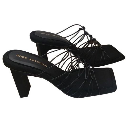 Good American Heels Black Sandals Caged
Neoprene - Picture 3 of 5